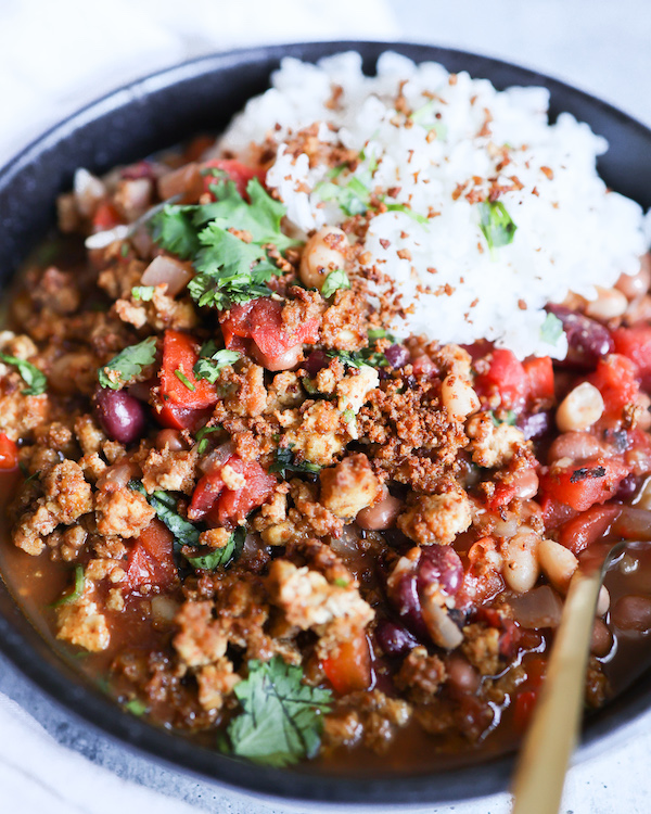 Hearty Tofu Chili - Sweet Potato Soul by Jenné Claiborne