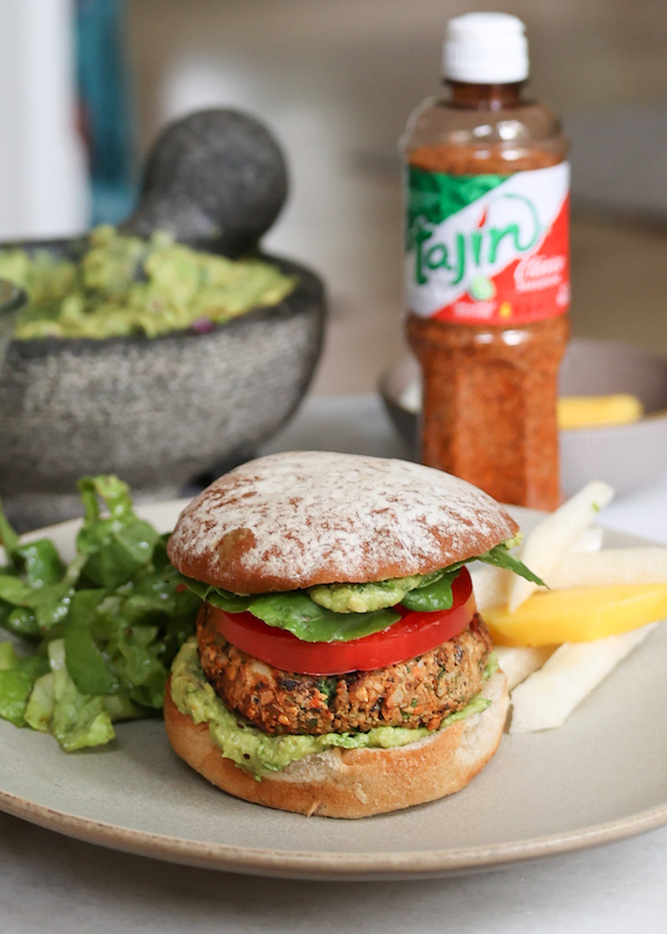 Spicy Black Bean Burgers