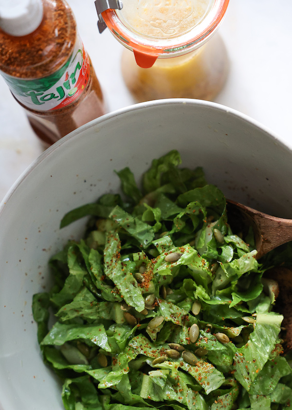 Simple Salad with Tajin Vinagrette