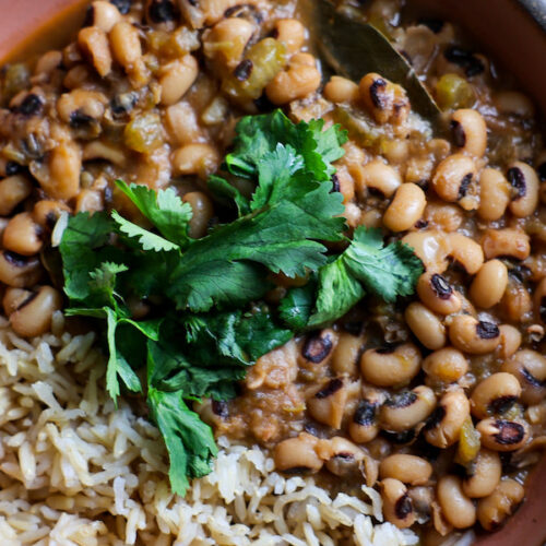 Vegan Black Eyed Peas (Stovetop + Instant Pot Instructions)