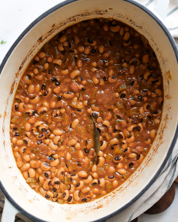 Instant Pot Black Eyed Peas (Pressure Cooker) - Life's Little Sweets