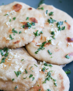 Vegan Naan with Spelt Flour