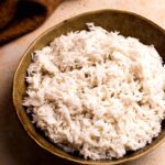 coconut jasmine rice in a bowl