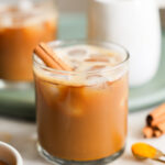 Oat Milk Shaken Espresso in glass