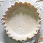 Unbaked pie crust.