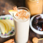 apple smoothie in glass