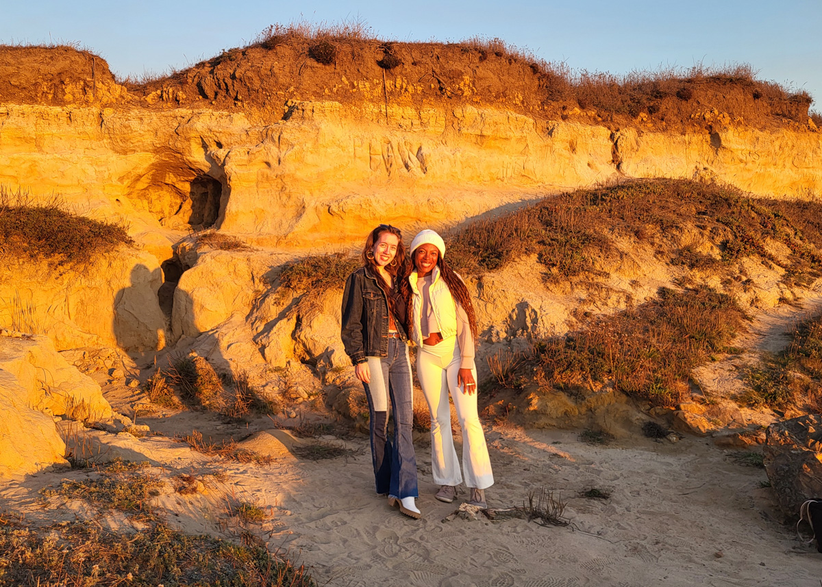 jenné and jess in mendocino