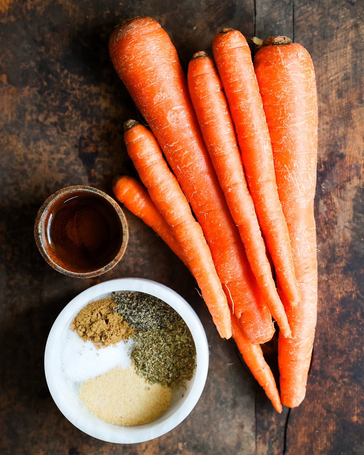 air fryer carrot ingredients