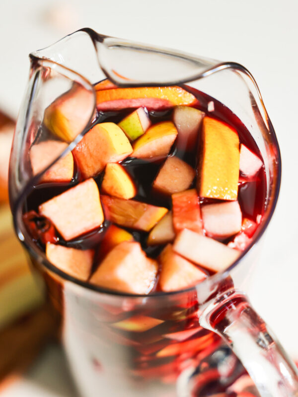 overhead apple cider sangria