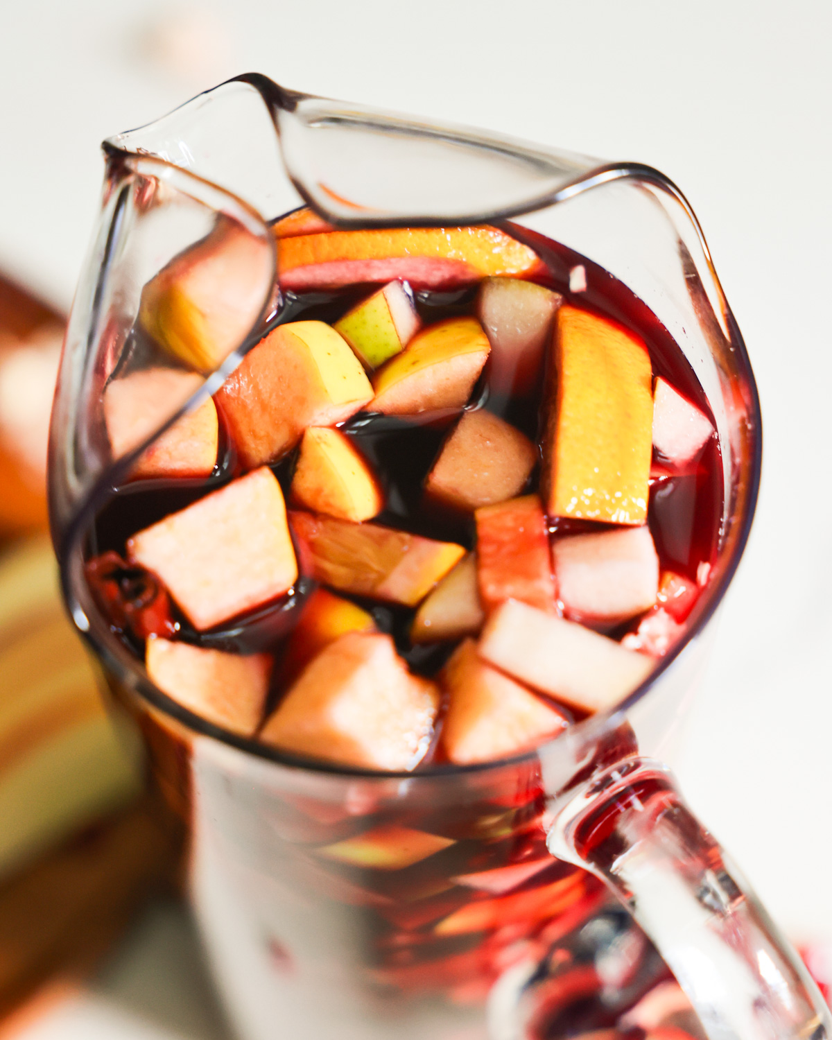 overhead apple cider sangria