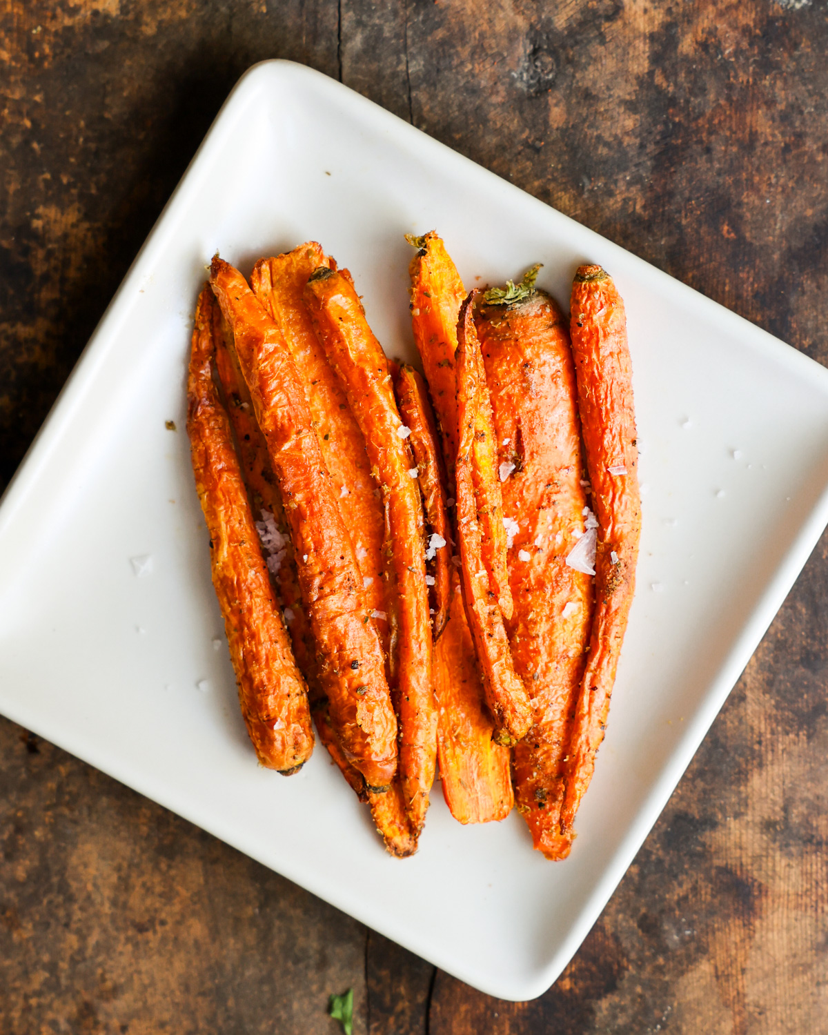 overhead air fryer carrots