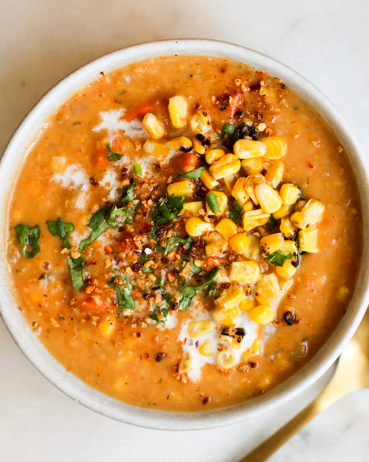 Creamy Vegan Corn Chowder