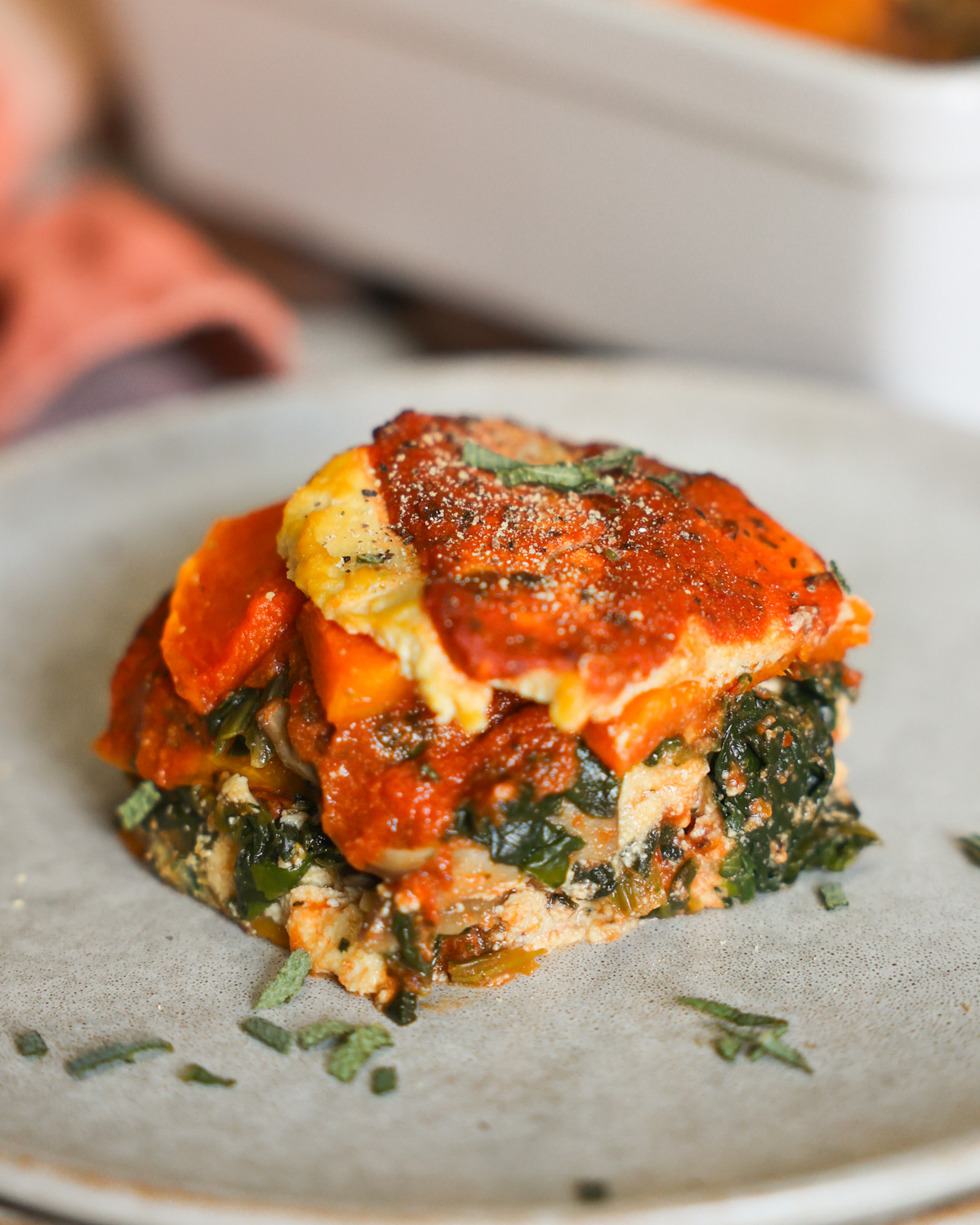 Butternut Squash Lasagna (Vegan + Gluten-Free)