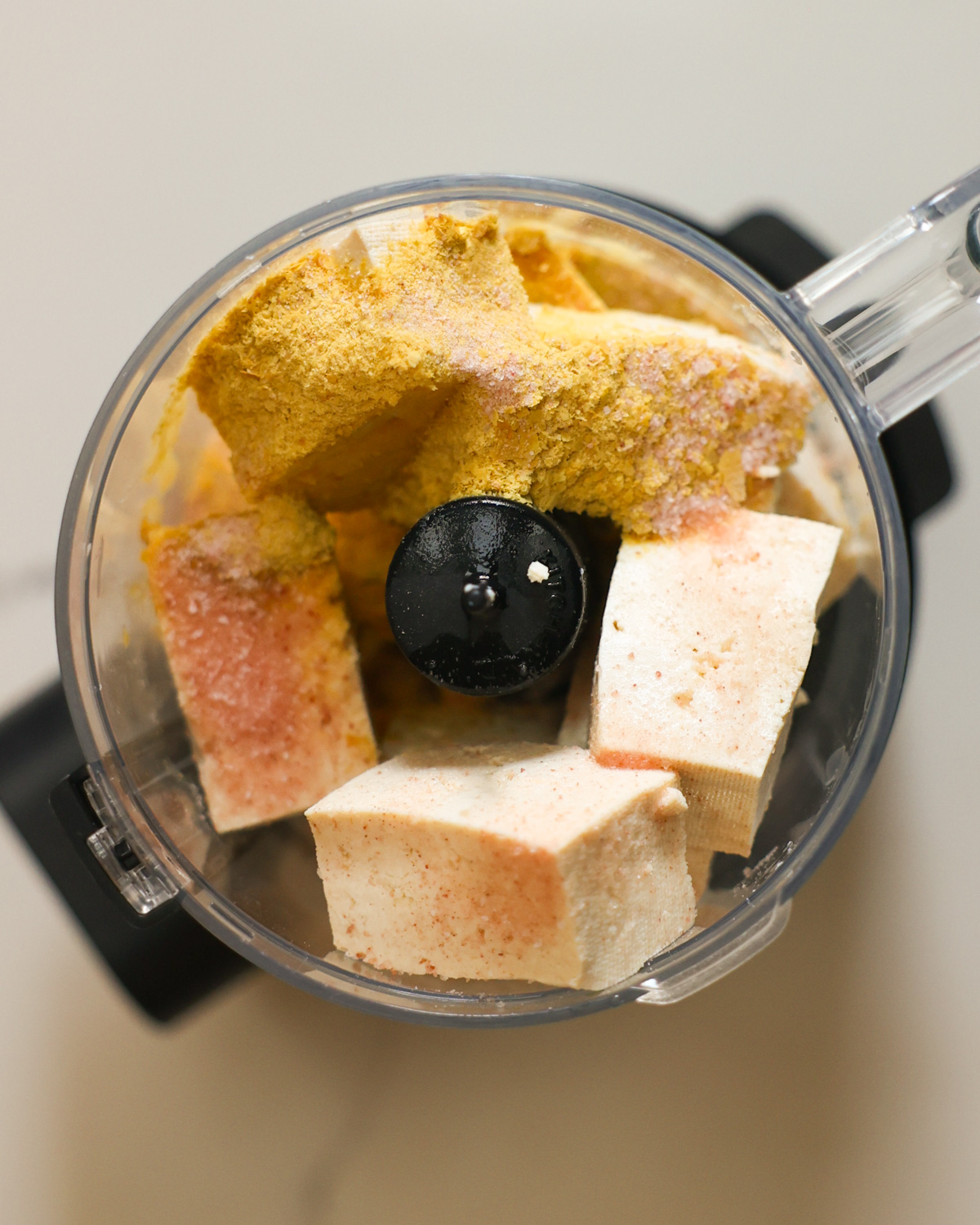 tofu filling ingredients in food processor