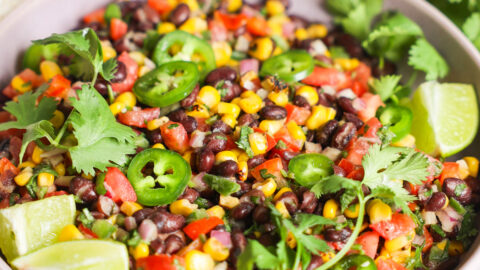 princess polly baby blue dress Creamy Vegan Chipotle Black Bean & Corn Salad (20-Minutes!) main image 0