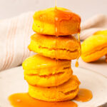 stack of sweet potato biscuits