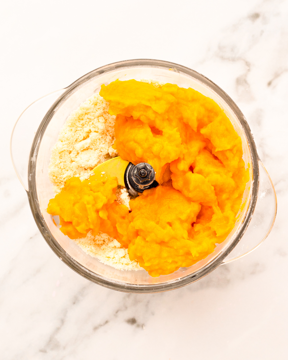 sweet potato added to batter
