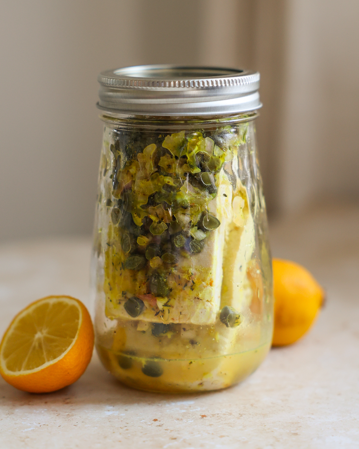 lemon caper marinade