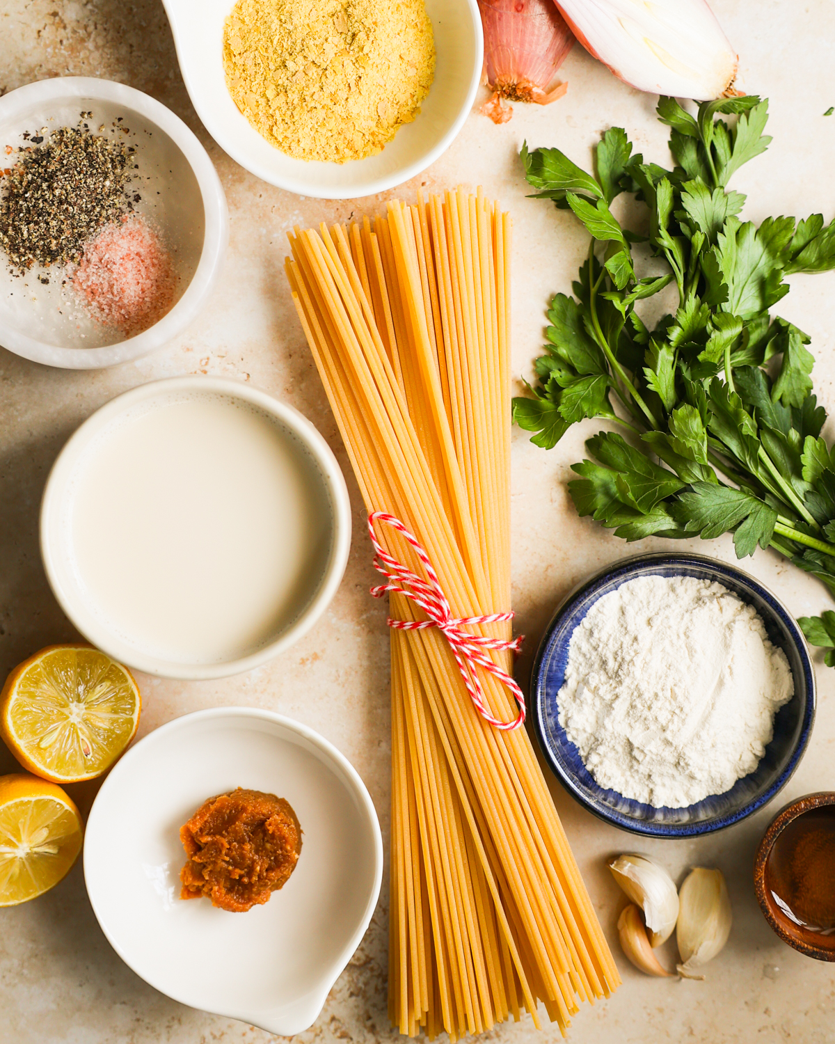 vegan carbonara ingredients