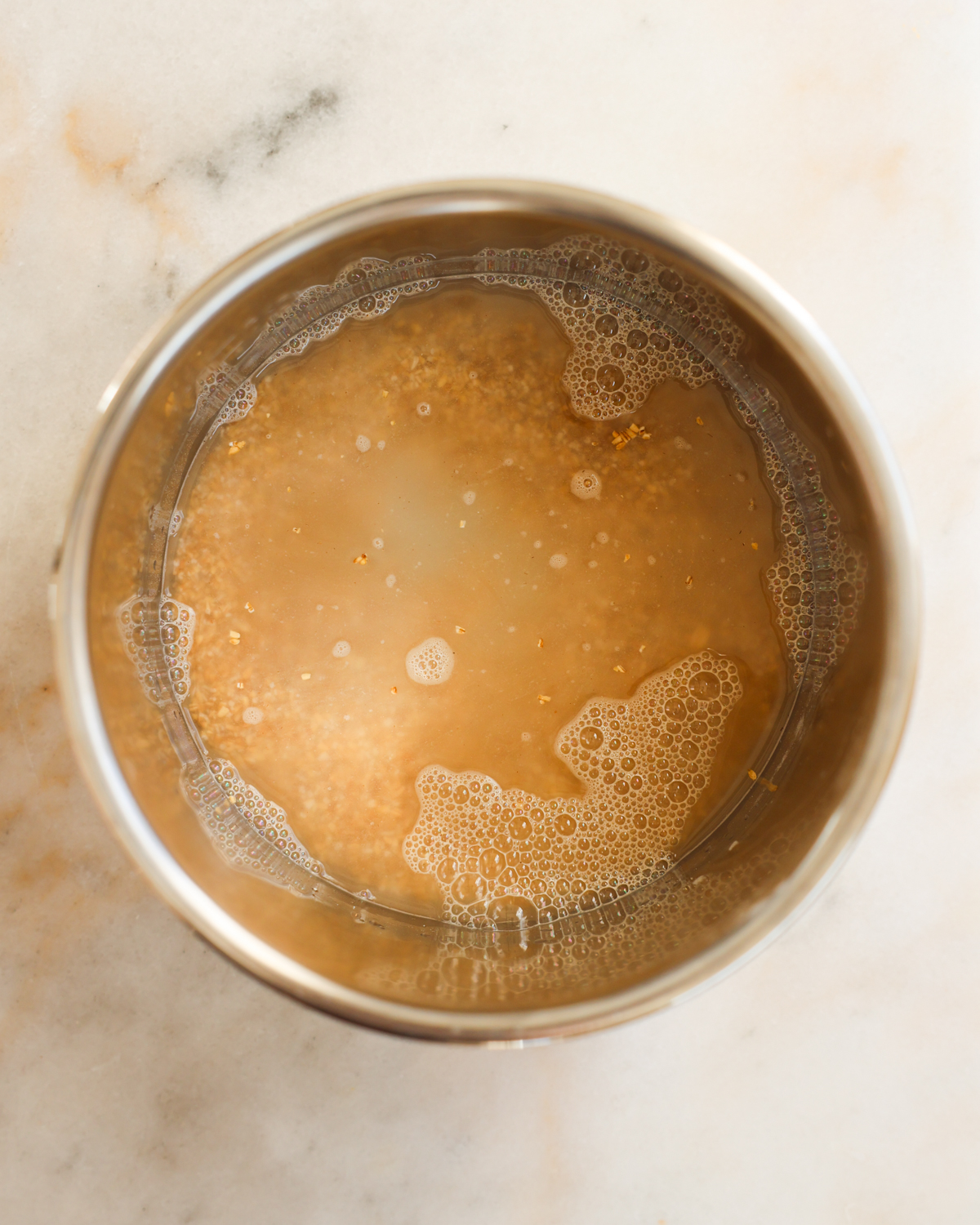 water added to instant pot