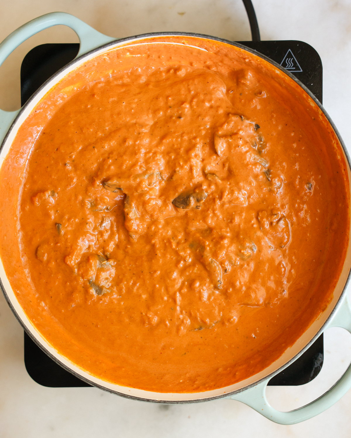 overhead mushroom butter chicken