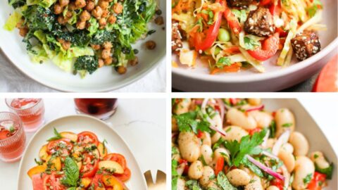 Vegan salad recipes.