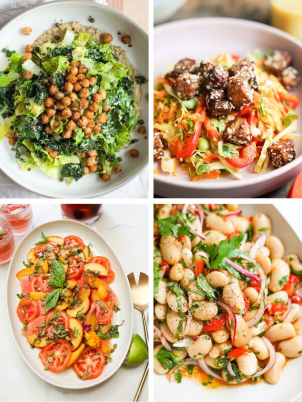 Vegan salad recipes.