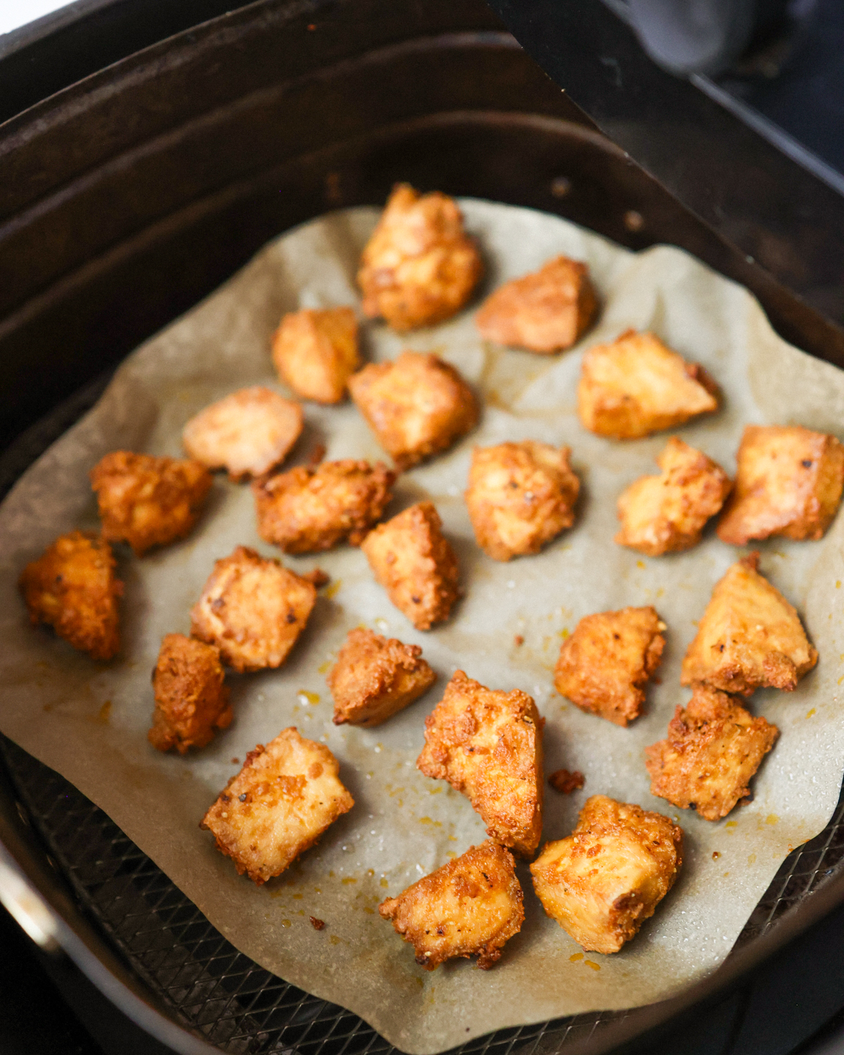 air fried vegan chicken nuggets
