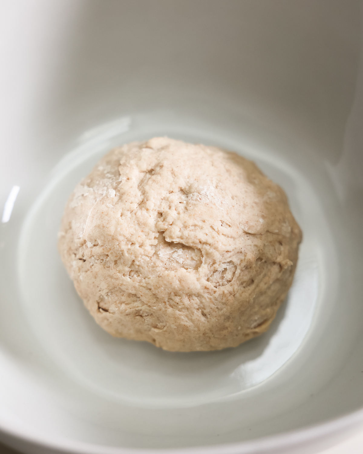 naan dough in bowl
