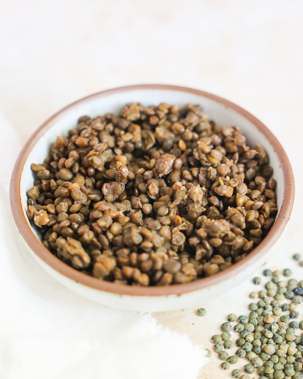 lentils in a bowl