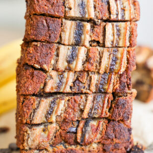 banana bread stack
