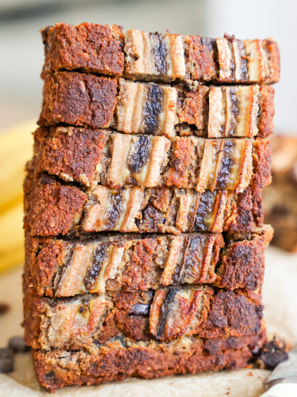 banana bread stack