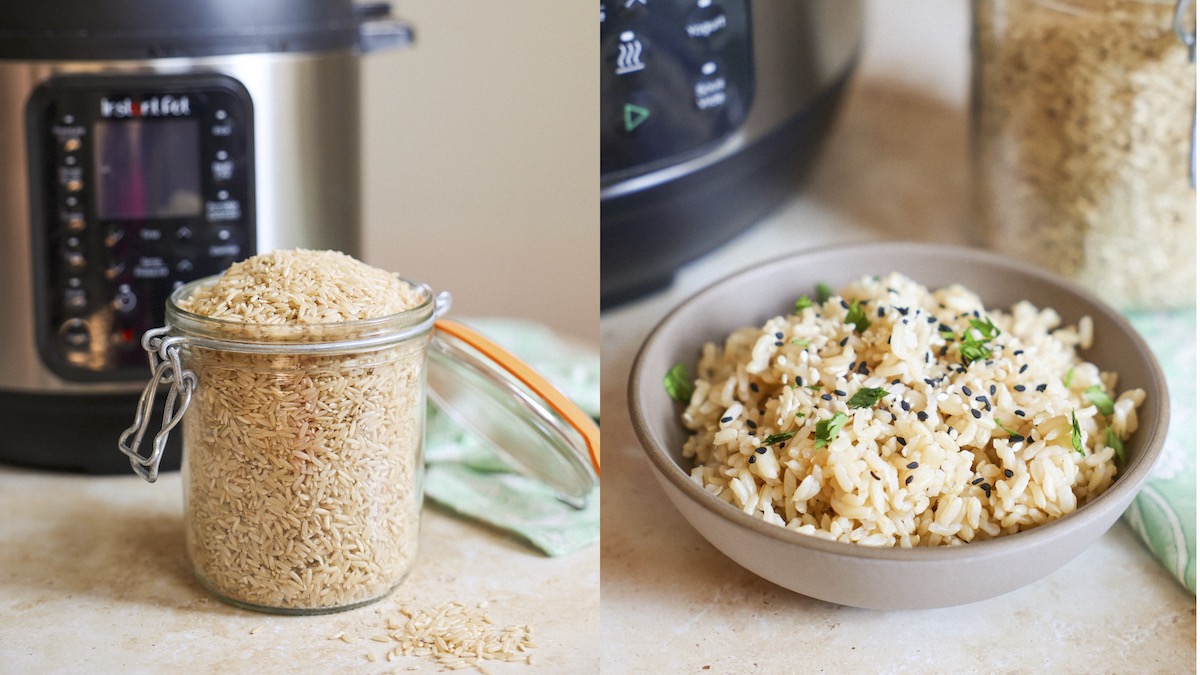 The Best Brown Rice Starts In The Instant Pot. Here's How To Make It.