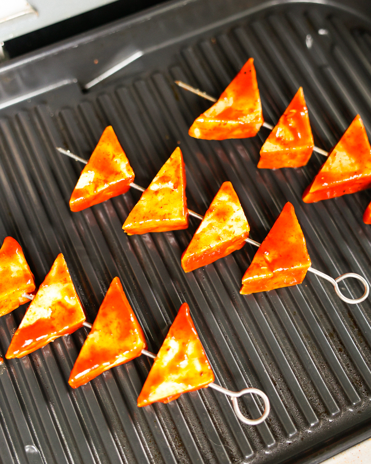 bbq tofu on grill