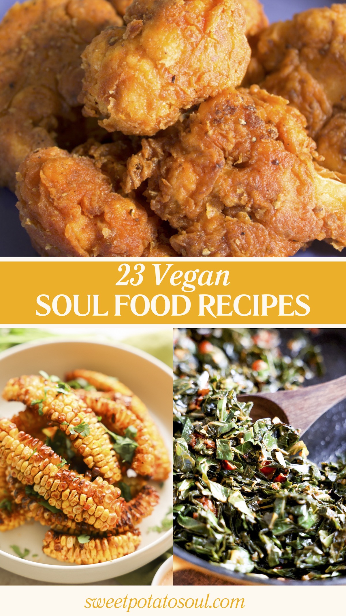 vegan soul food pinterest graphic