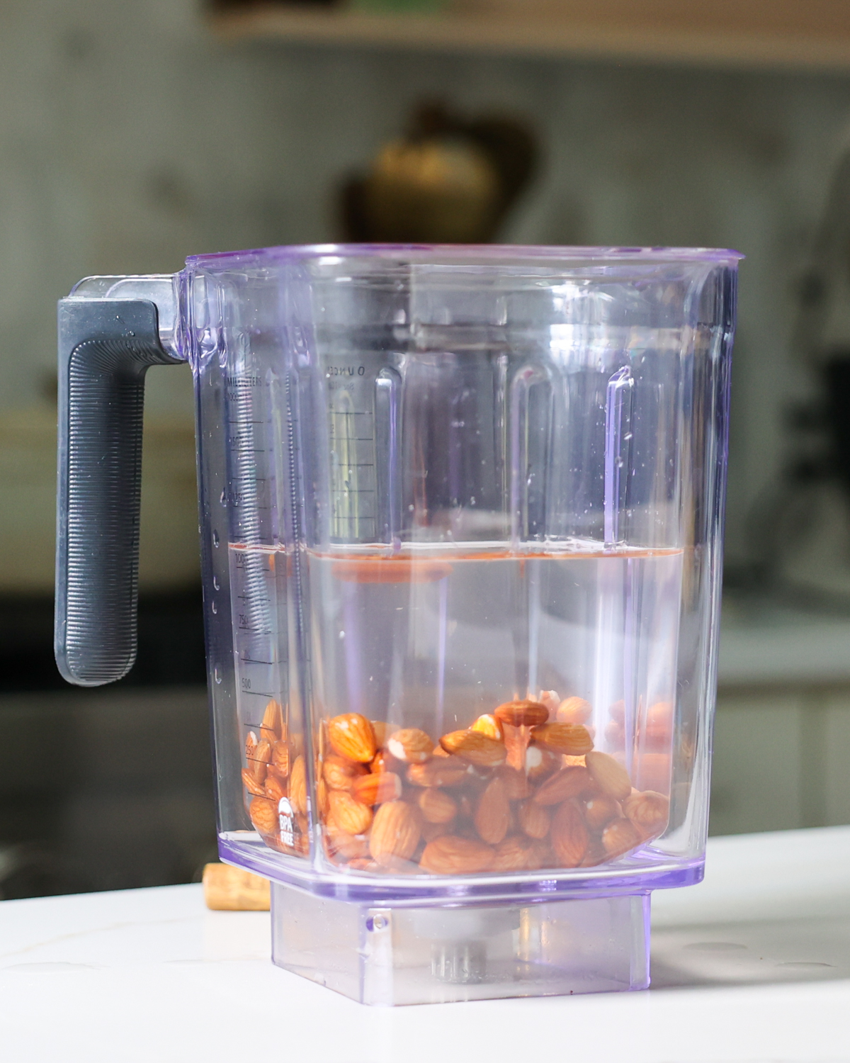 ingredients in blender