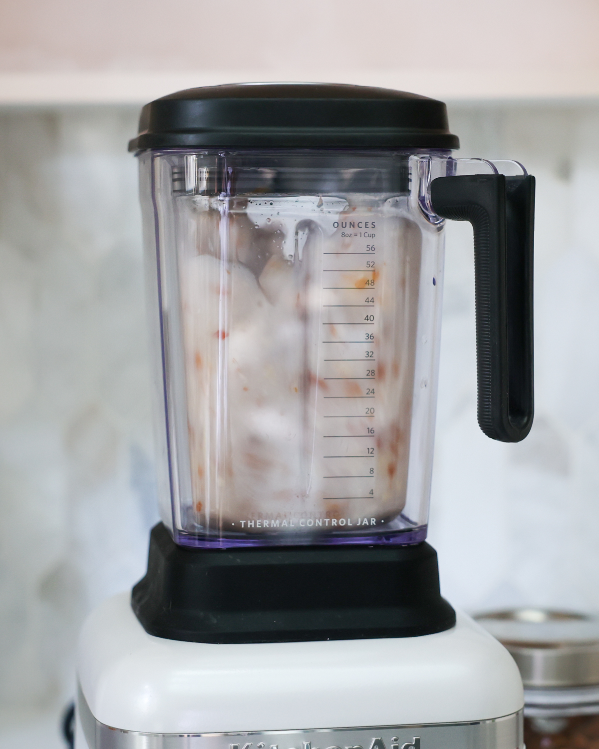 blending almond milk