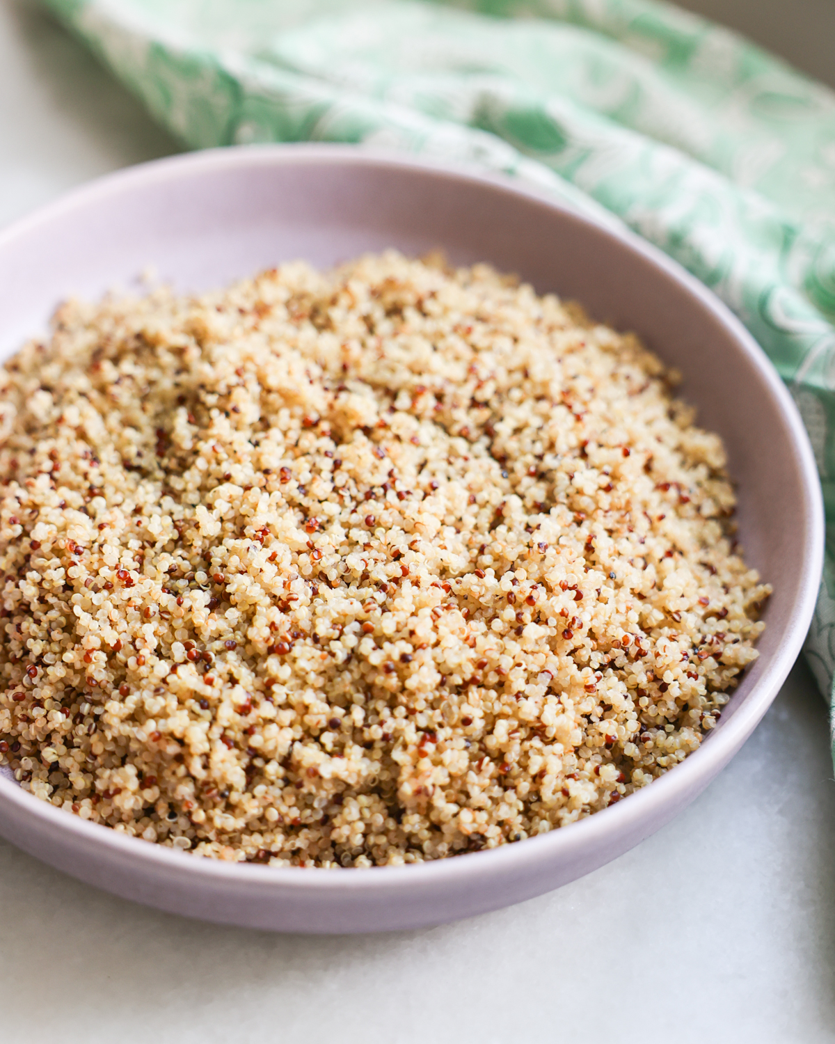 quinoa on a plate