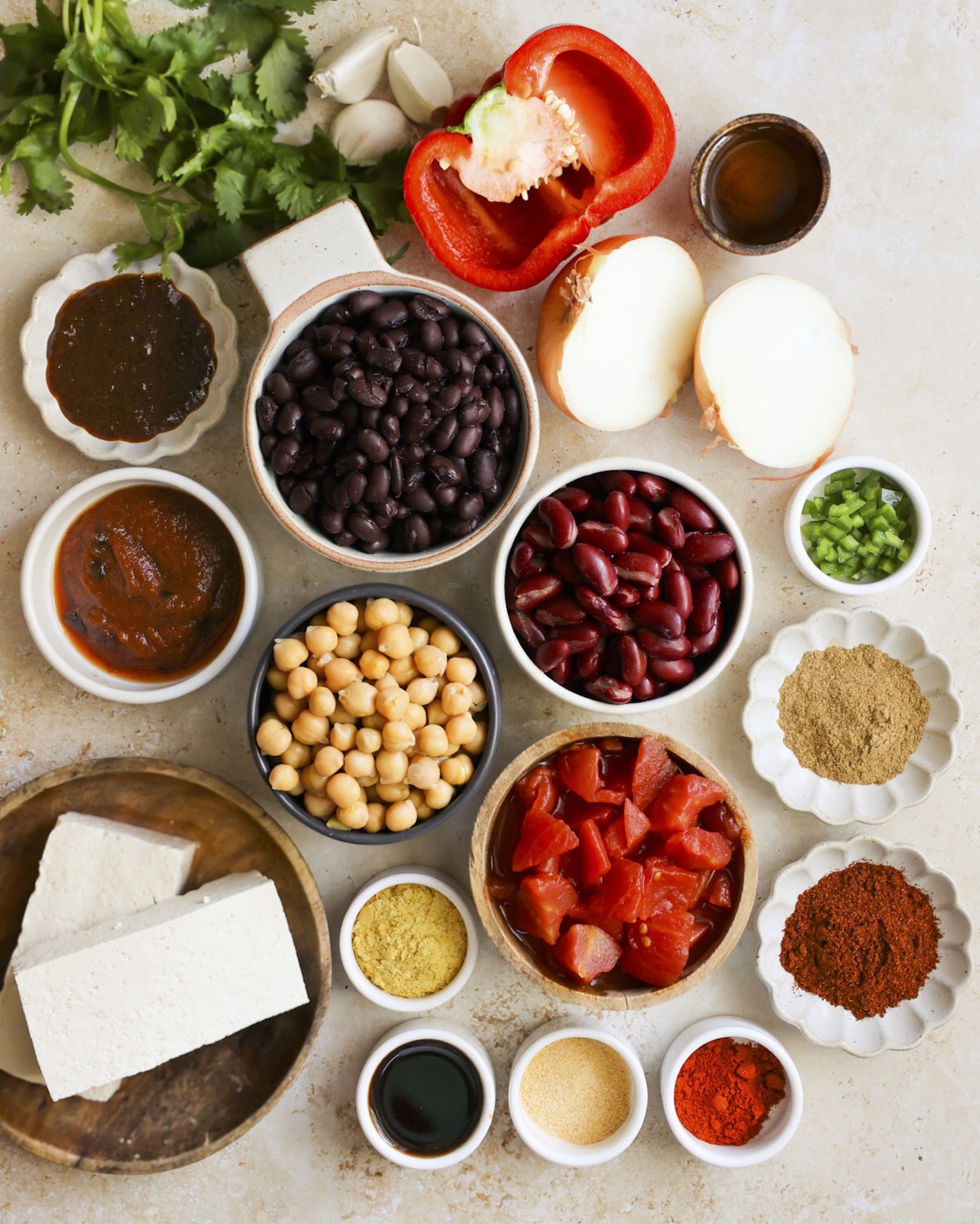 tofu chili ingredients