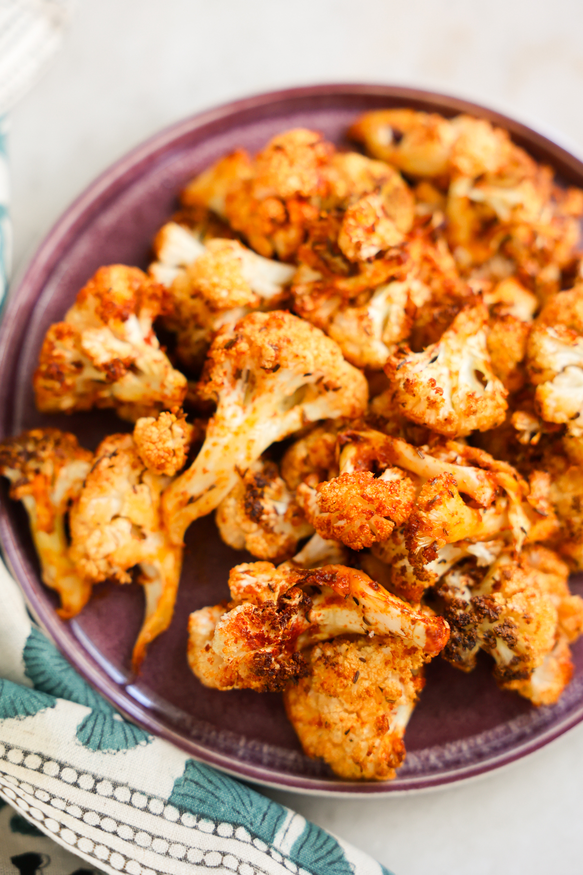 how to air fryer cauliflower GoVeganWay.com