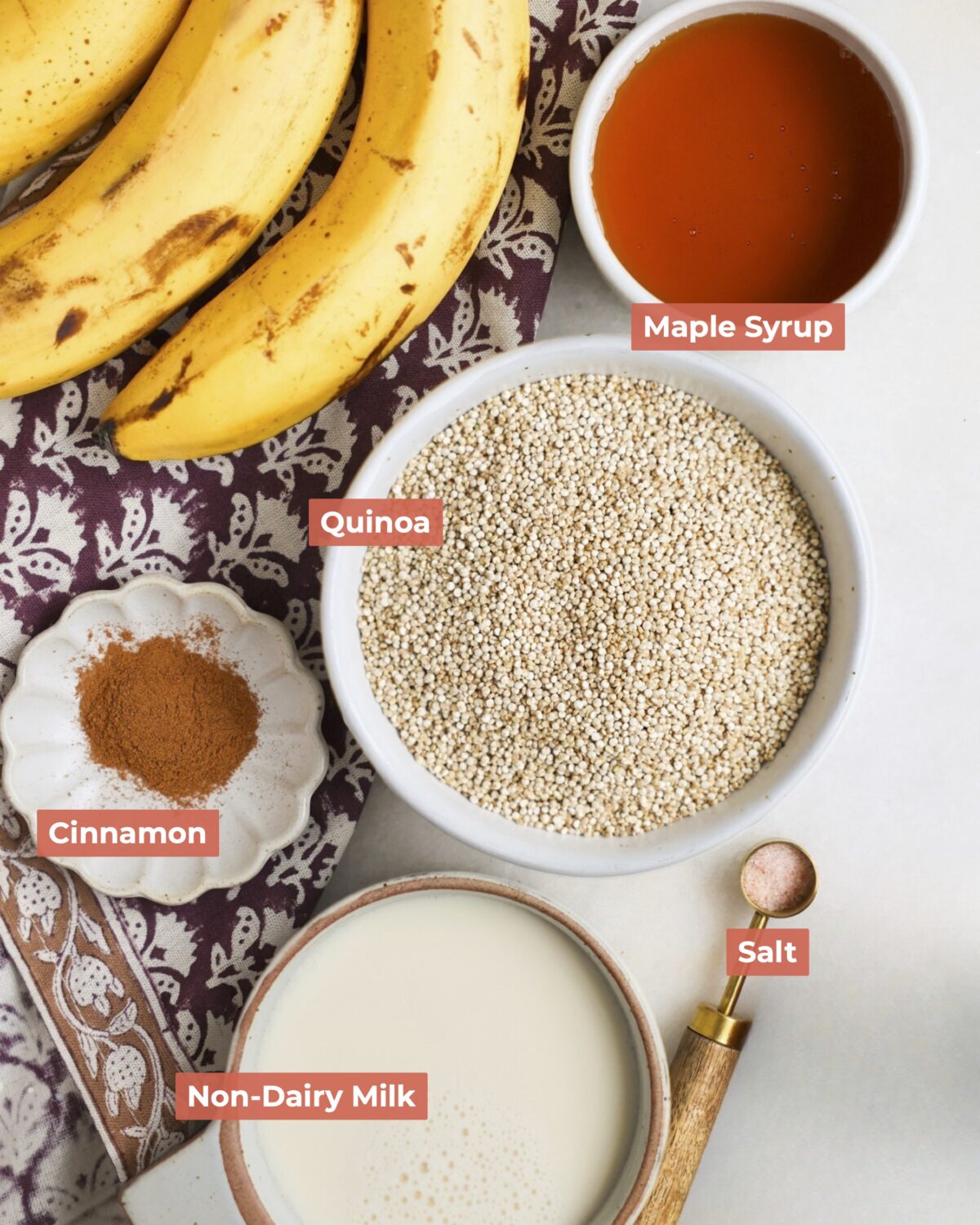 quinoa porridge ingredients