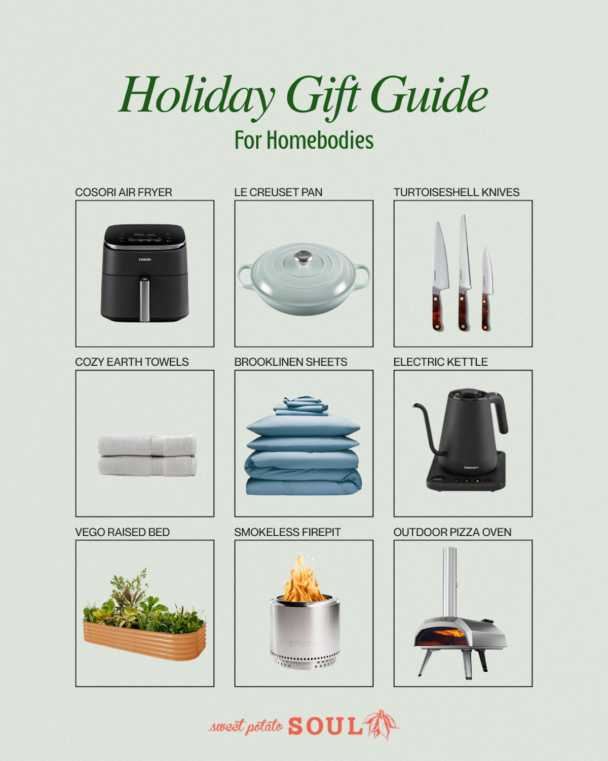 homebodies gift guide graphic