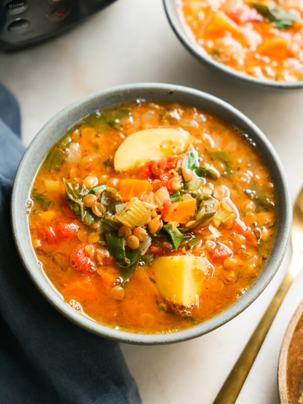 bowl of lentil soup