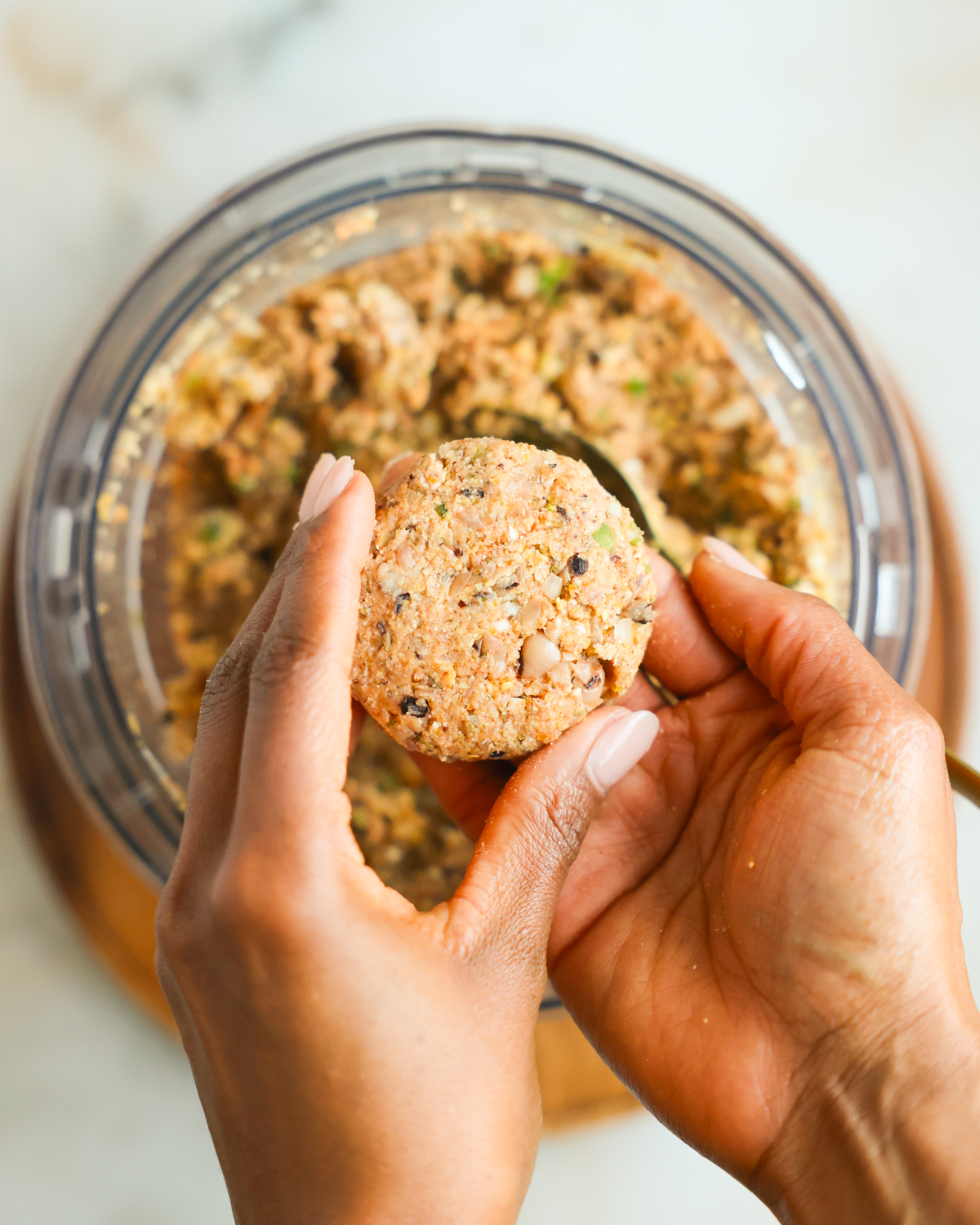 overhead shaping fritters