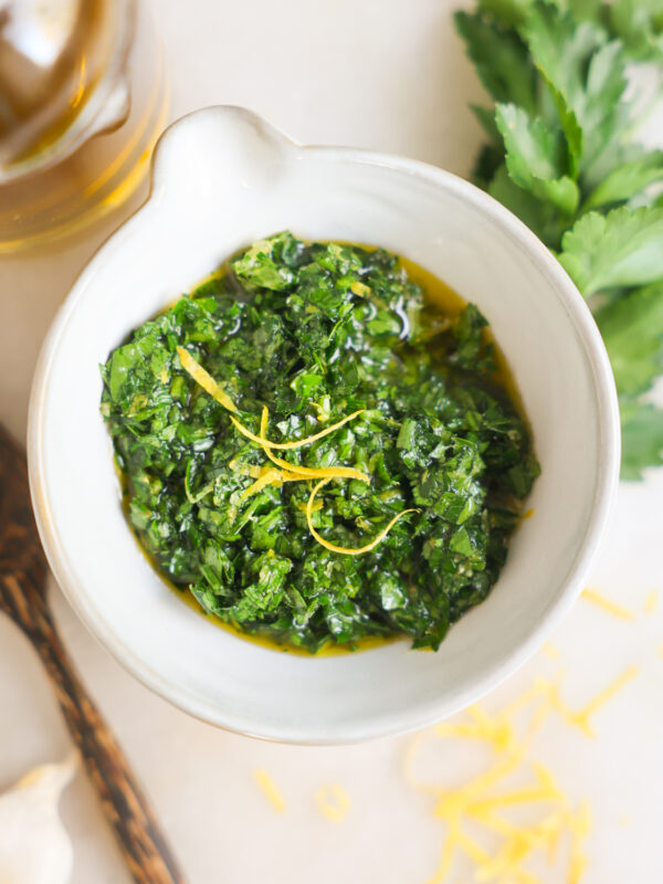 overhead of gremolata