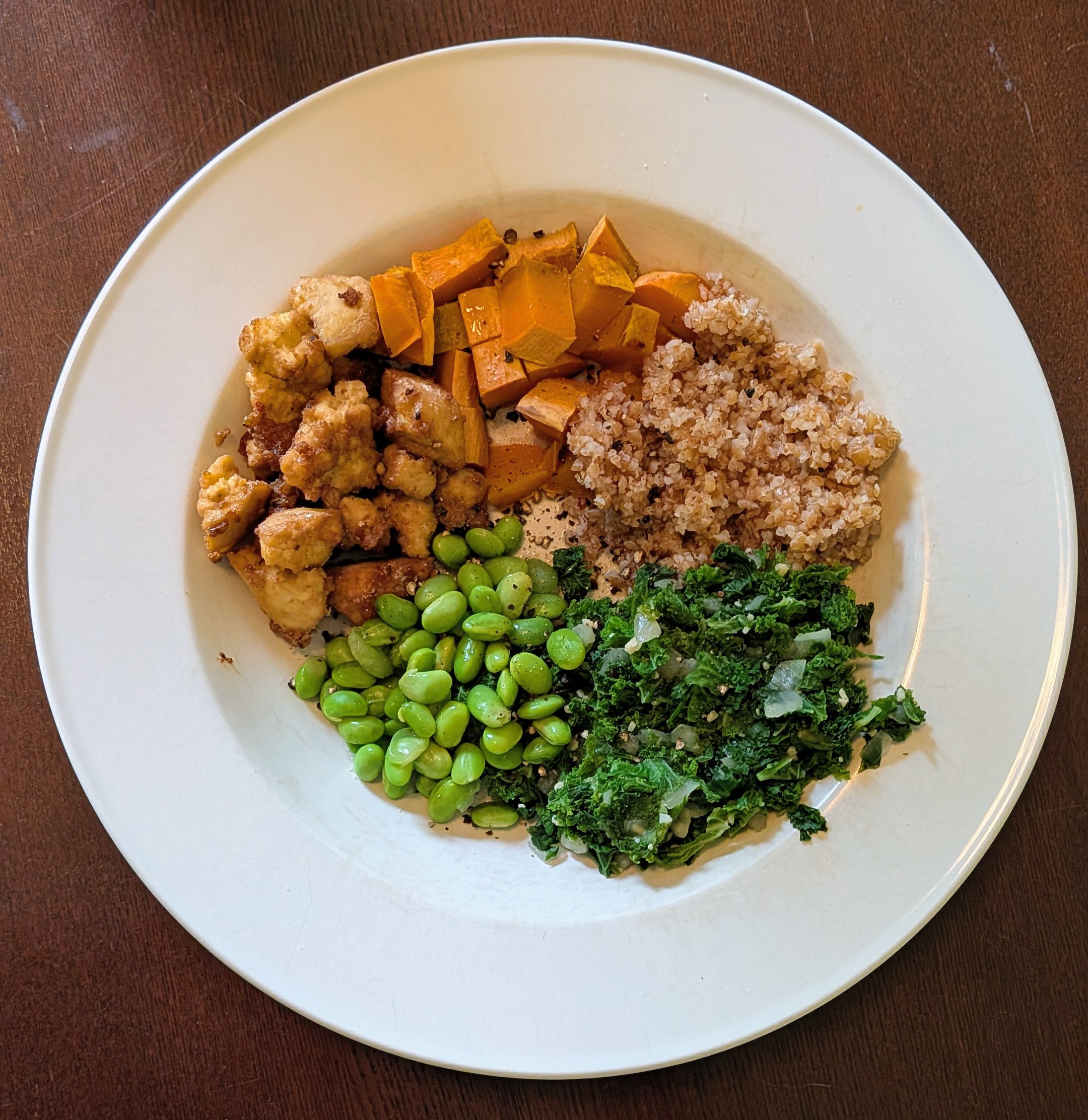 Supper club submission, crispy air fryer tofu.