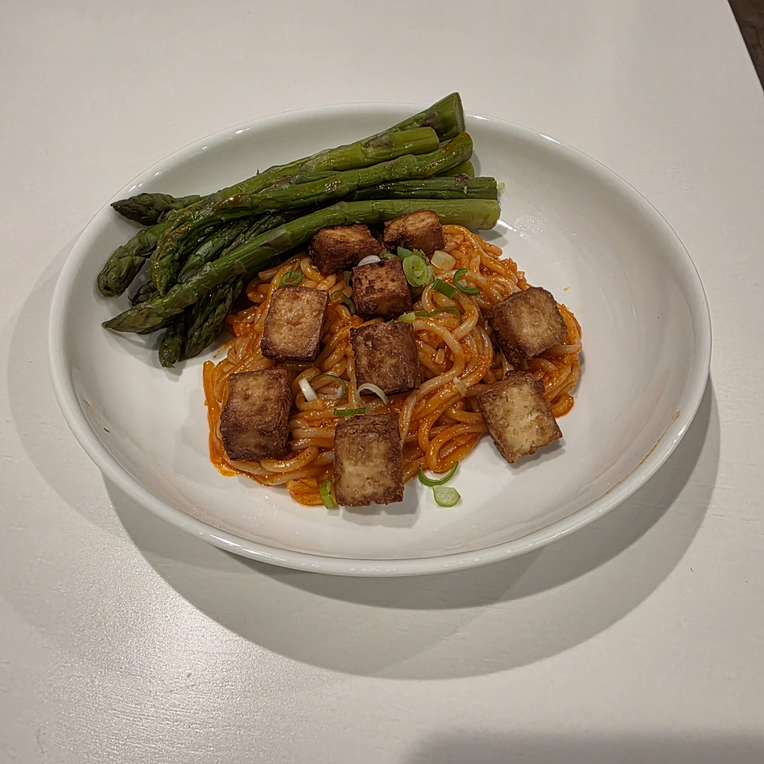 Supper club submission, crispy air fryer tofu.
