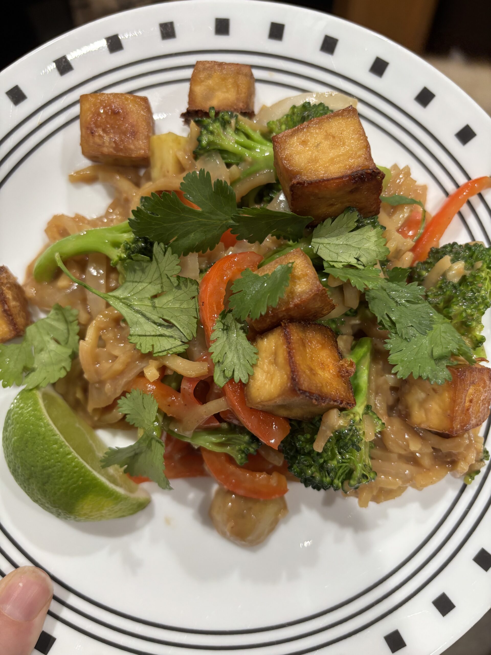 Supper club submission, crispy air fryer tofu.