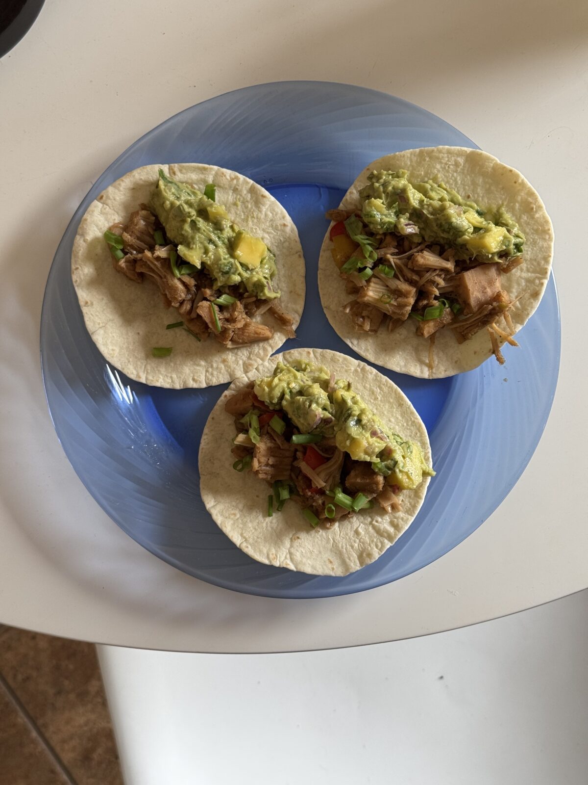 Supper club submission, jackfruit tacos.