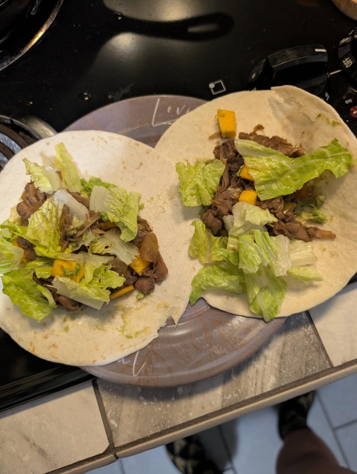 Supper club submission, jackfruit tacos.